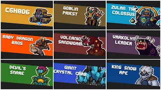 ALL BOSSES IN SOUL KNIGHT!!!