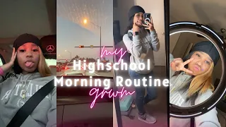 my realistic 5am highschool morning routine | chitchat grwm