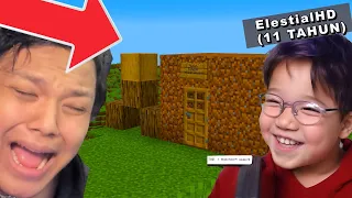 Gw Reaction World Minecraft Pertama Pas @ElestialHD Umur 11 TAHUN!  ... (SEDIH!)