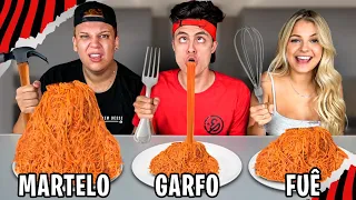 QUEM COMER MAIS RÁPIDO COM SUA  FERRAMENTAS ALEATÓRIAS!