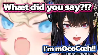 Nerissa immediately makes fun of Mococo after becoming FuwaMoco's older sister