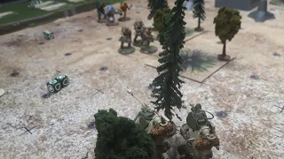 Dust 1947 Battle Report.  USMC vs Steel Guard, 60 AP, Part 1