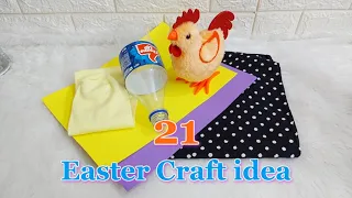 21 Beautiful Easter Hen / Chicken craft idea made with simple materials | DIY Easter craft idea 🐰66