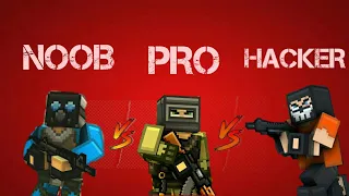 NOOB VS PRO VS HACKER || BLOCKPOST MOBILE || SHORXD