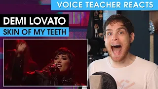 Voice Teacher Reacts to Demi Lovato - Skin of My Teeth (Tonight Show with Jimmy Fallon)