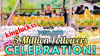 5 Million Followers Celebration ni IDOL kingluckss Worth P150,000 Behind the scene