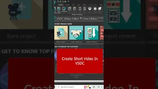 Convert any Video into YouTube Shorts - VSDC Free Video Editor Tutorial #shorts #youtubeshorts