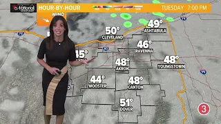 Monday's extended Cleveland weather forecast: Mostly cloudy with some lake effect rain showers