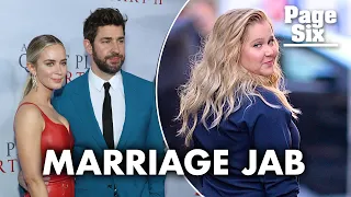 John Krasinski responds to Amy Schumer’s ‘pretend marriage’ jab | Page Six Celebrity News