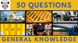 General Knowledge Quiz Trivia #80 | Brunei, Checkers, Yellowcake, Japanese Cat Ornament