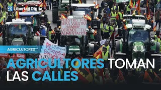 "Nuestro fin será vuestra hambre": agricultores vuelven a tomar las calles de Madrid