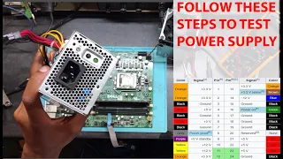 THIS IS HOW YOU DIAGNOSE ANY DELL OPTIPLEX DESKTOP POWER SUPPLY FAULTY