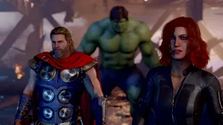 Marvel's Avengers (PS4) Gameplay - Taskmaster boss (as Black Widow) - Brutal Difficulty