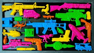 Cleans Shotgun, Ak 47, Glock Pistol, Sniper Rifle, Bubblegun, Pistol Laser, M16 Monster, M806 Gun