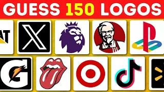 Guess the Logo in 3 Seconds : 150 Famous Logos : Logo Quiz 2024