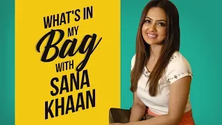 What's in my bag with Sana Khaan | Pinkvilla | S01E04 | Bollywood | Lifestyle