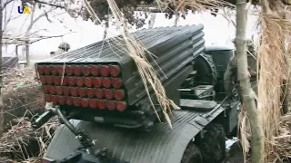 Українські артилеристи провели навчання на Донбасі