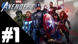 Marvel's Avengers Walkthrough Gameplay Part 1 – PS4 Pro 1080p/60fps No Commentary