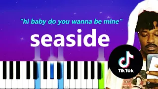 Seb - Seaside ,  tiktok (Piano tutorial)