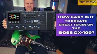 Boss GX-100 - How Easy Is It To Create High Gain Guitar Tones?