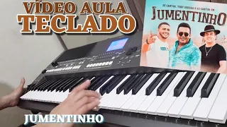 "vídeo aula" JUMENTINHO - ZÉ CANTOR, TONY GUERRA E GI CANTOR (Tutorial) NO TECLADO