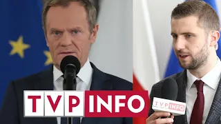 Donald Tusk skompromitował redaktora TVP INFO Miłosza Kłeczka. "Ani redaktor, ani TVP"