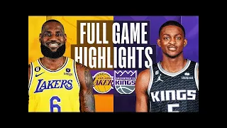 LAKERS at KINGS | FULL GAME HIGHLIGHTS | January 7, 2023