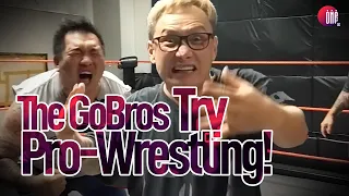 Chris VS Bruce?! | The Go Bros Try Pro Wrestling