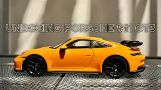 Unboxing Porsche 911 GT3 | 1:24 Diecast | Cinematic | Bburago