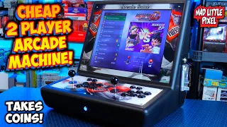 Cheap 2 Player Arcade Machine That Takes Quarters! Pandora's Box 3D Bartop!