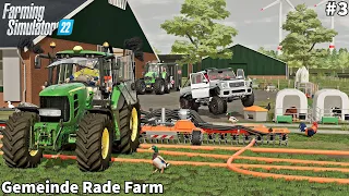 Buying & Placing Calves, Spreading Slurry Using Pumps N'Hoses DLC│Gemeinde Rade│FS 22│Timelapse#3