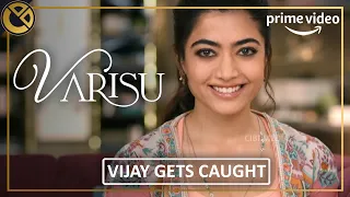 Varisu (Tamil) Vijay Gets Caught Scene Reaction | Thalapathy Vijay, Rashmika | வாரிசு | Exonite