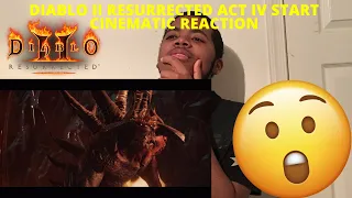 Diablo II Resurrected Act IV Start Cinematic Reaction