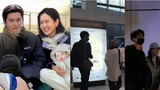 HYUN BIN AND SON YE JIN CAUGHT ON CAM DATE NIGHT WITH THEIR ADORABLE SON BABY ALKONG! CHECK THIS OUT