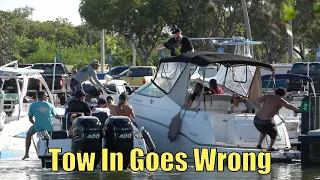 They Tried To Get Towed In | Miami Boat Ramps | Black Point Marina