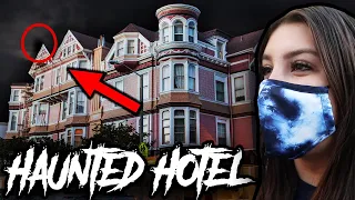 OVERNIGHT AT THE HAUNTED QUEEN ANNE HOTEL (SCARY) | PART 1