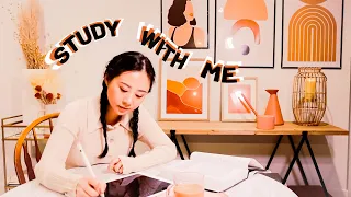 STUDY WITH ME with music | 2 HOURS POMODORO STUDY SESSION