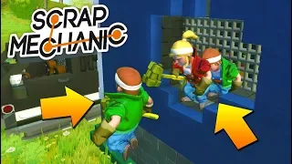 ЗАКЛЮЧЕННЫЕ СБЕЖАЛИ ИЗ ТЮРЯГИ !!! МУЛЬТИК в Scrap Mechanic