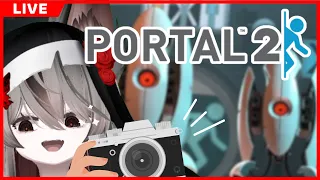 Taking selfies with the lads 📷 【Portal 2 Co-op】 【Vtuber】 #shorts