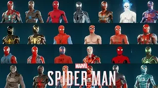 Marvel's Spider-Man PS4 | Español Latino | Todos los Trajes y Poderes | Mostrando Cada Uno |