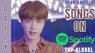 [TOP DAILY] SONGS BY KPOP ARTISTS ON SPOTIFY GLOBAL | 19 OCT 2022