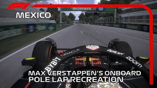 Max Verstappen's Pole Lap Recreation | 2022 Mexico City Grand Prix | Assetto Corsa