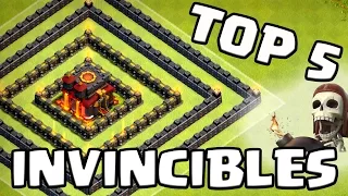 Clash of Clans | TOP 5 Bases INVINCIBLES | Les meilleurs villages GDC du moment | Français