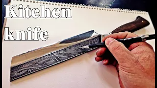 Make a kitchen knife from scrap metal