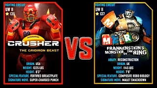 Real Steel WRB FINAL CRUSHER VS Metro (Champion) NEW ROBOT UPDATE (Живая Сталь)