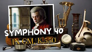 Symphony 40 in Gm, K 550