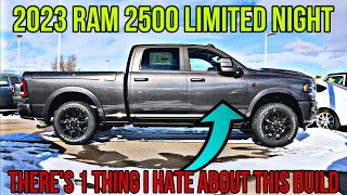 2023 RAM 2500 LIMITED Night: There's Just One Thing I Hate About It And More Missing Equipment