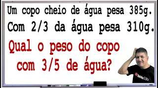 QUESTÃO DE MATEMÁTICA BÁSICA COM FRAÇÕES - Prof Robson Liers - Mathematicamente