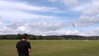 TREX 550L DOMINATOR BUILD AND MAIDEN FLIGHT