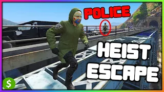 GTA 5 Roleplay - Bank Heist Escape GONE WRONG | RedlineRP